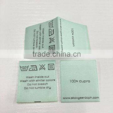 Customized Care Labels for Garment Clothing Wash Label Instruction Tag photo-6