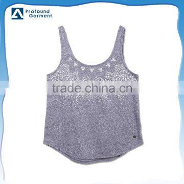 women cooling vest sexy grey tank top women vest guangzhou fashion design ladies new easy undershirt custom printing singlet