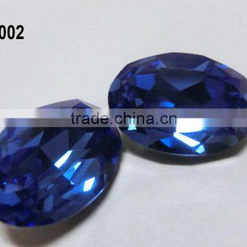 Colorful Oval Rhinestone For Charms Crystal Fancy Glass Bead Stone Cheap! photo-2