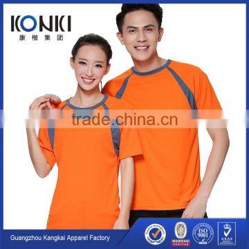 dry fit t shirt for sport event sublimation custom t shirt 100% polyester