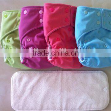 4 Layers Diaper Insert;2 Layers Bamboo,2 Layers Microfiber Reusable Diaper Insert photo-3