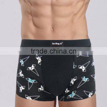 Fancy Printing Men's Shorts Bamboo Fiber Material Men Panties Sexy Boxers photo-4