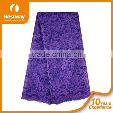 Competitive Price French Net Chantilly Lace French Silk Fabrics African Style French Lace FL0030 photo-2