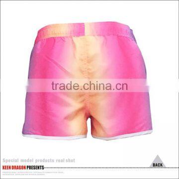Neon Color Short Pants Scalloped Style Popular Women Swim Shorts photo-5