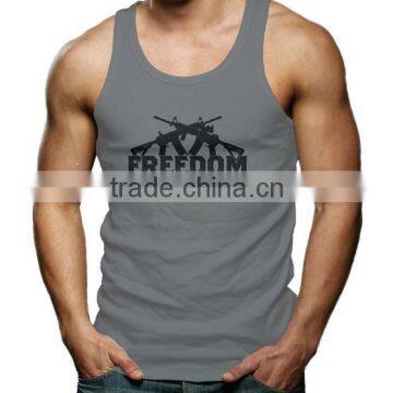 China Custom Gym Stringer Tank Top,blank Gym Mens Stringer Singlet Wholesale photo-4
