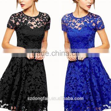 Latest Designer One Piece Fashion Women Dresses 2016 Women Boutique Clothing Black Women Party Dresses photo-2