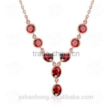 Rose Gold Long Sweater Fashion Chain Neaclaces photo-2