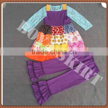 Easter Day New Arrival! Girls Holiday Remake Ruffle Outfits Baby Girl Outfit Kids Clothing Baby Girl Cute Spring Outfits photo-6
