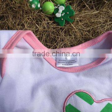 St Patrick Romper Shamrock Baby Romper Sets Kids Tutu Dresses Cotton Baby Romper Baby Girls Tutu Romper Baby 2015 Wholesale photo-2