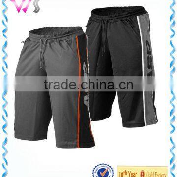 Custom mens shorts sports gym Loose Fit Body Building Mesh running shorts