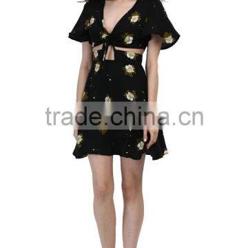 Wholesale Very Hot Women Pretty Multi Color Floral Printed Maxi Dress For Wholesale 2017 photo-5