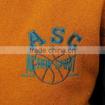 Custom Polyester Varsity Bomber Baseball Team Softshell College Men Leather Jacket for Men photo-4