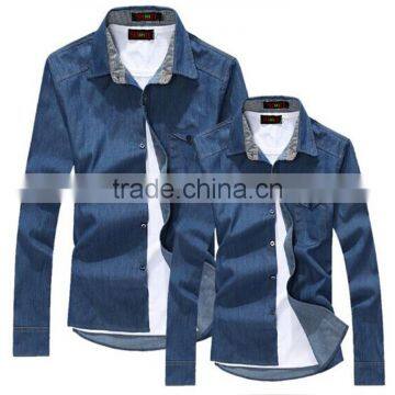 denim couple matching shirts wholesale shirts