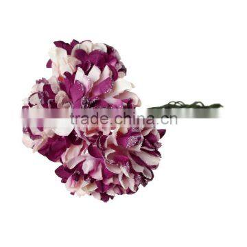 Paper Artificial Chrysanthemum Flower Decoration Millinery Purple 9.0cm(3 4/8"), 1 Packet(Approx 144 PCs/Packet)