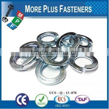 Made in Taiwan Galvanized Steel Spring Lock Washer