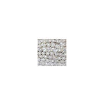 Square shape baroque pearl strands