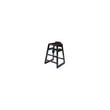 Classic Wood High Chair Solid Wood Baby High Chair with chair pads