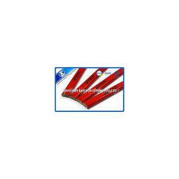Red Octagonal Wooden Carpenter Pencil / Art Pencil Set Customized Logo