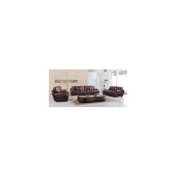 U. K. Modern Living Room Furniture Genuine Leather Sofa a. L. 703