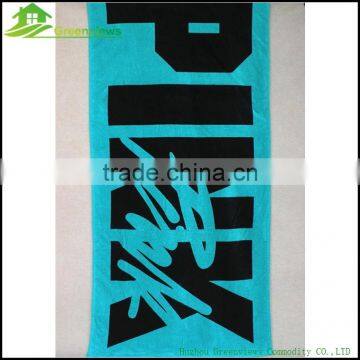 Promotional beach towel organic cotton towel printed beach towel cutom