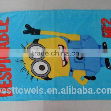 China supplier the royal standard printed microfiber beach towel