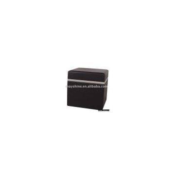 leather ottomans