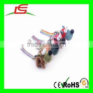 Cartoon Big Eye Dog Plush Animal Hanging Ornament Dolls Keychain Toys photo-3