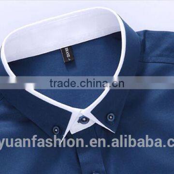 2017 Latest Fashion Mens Short Sleeve Formal Slim Fit Shirts Designer Casual Shirts New Style For Men photo-5