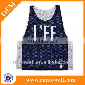 Sublimation lacrosse pinny, wholesale lacrosse pinnies