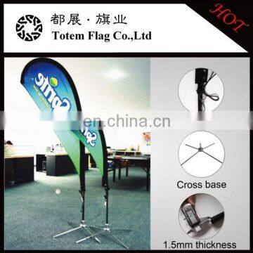 Outdoor Teardrop Flag Pole , Cheap Teardrop Banner , Cheap Teardrop Flag