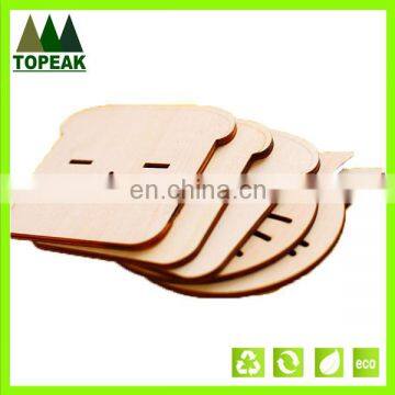 Shopping Websites Hot Selling Customized Cute Cartoon Animal Design Wooden Coasters photo-2
