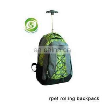 waterproof durable rolling backpack