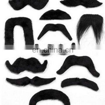 Hot sale beard pretty fake artificial mustache with different shapes MH2033