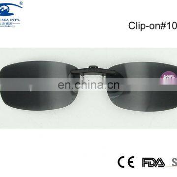 Sunglasses Clip-on With Case & Hook