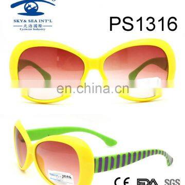 2017spring cute fashionable design PC kid sunglasses