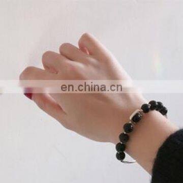 2 Styles Retro Blue Sandstone Luck Black Beads Star Bracelet Couple Jewelry Natural Stone Bracelet photo-5