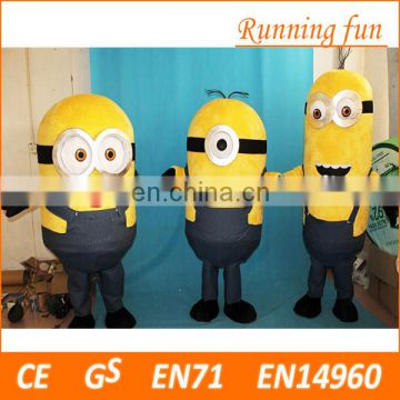 Hot selling CE minion mascot costume,used mascot costumes for sale