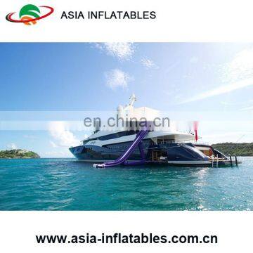 Inflatable Houseboat Slide/ Giant PVC Yacht Floating Water Slide