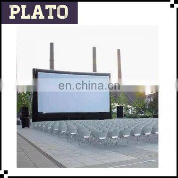 Wedding Inflatable Screen Projector Inflatable Black Frame Stand Screen