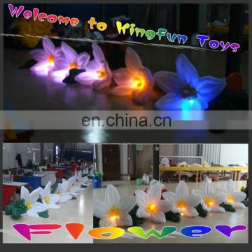 Led inflatable flower/lighting flower chain for wedding