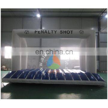 outdoor white inflatable soccer game for rental