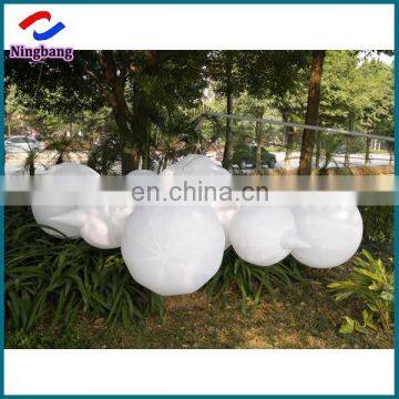 Ningbang inflatable cloud inflatable led lighting balloon for outdoor