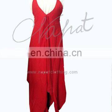 Wholesale Fashion women summer clothes sexy v neck dress.