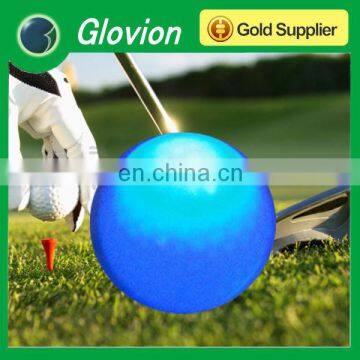 Hot selling sports luminous logo printing golf ball glovion led flashing golf ball luminous golf ball