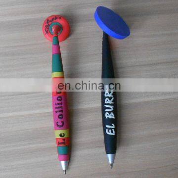 Embossed 3D logos ball pen with magnetic pen head