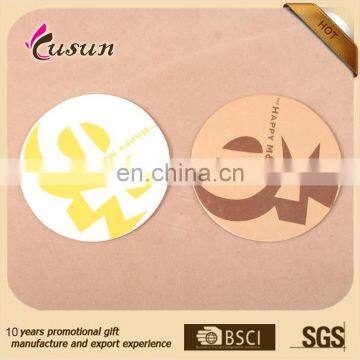 hot sell OEM bar supplies tissue paper coaster with customized design