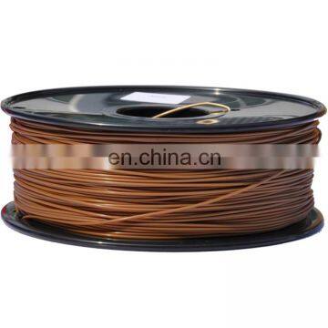 Free sample ABS 1.75mm 3mm 3d filament 1kg for 3d printer Brown