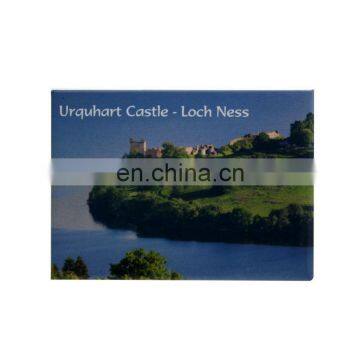 make your own fridge magnet with loch ness urquhart castle scenery