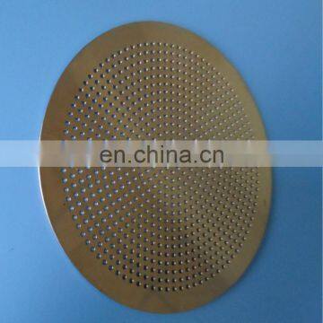 Various hole shape chemical etching metal micron hole perforated mesh