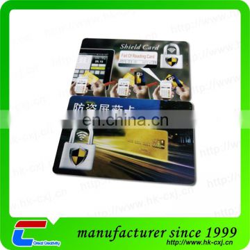 customize printed rfid blocking card,bank card protector